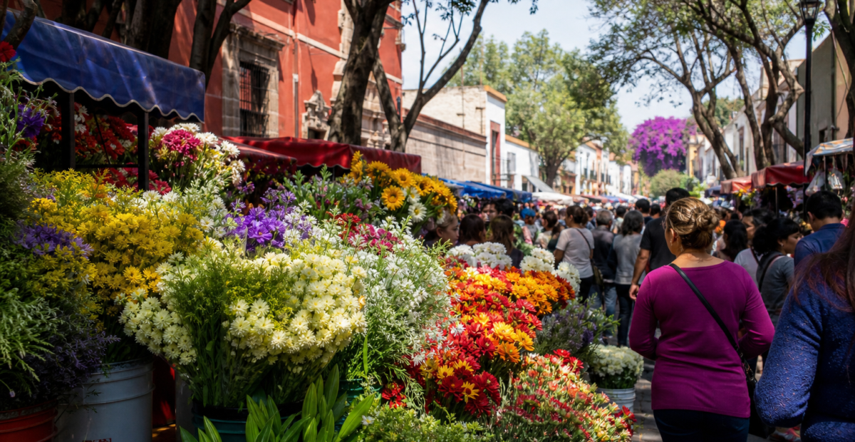 San Ángel: una feria de flores que cuenta la historia de la ciudad, imagen editorial de la Ciudad de México