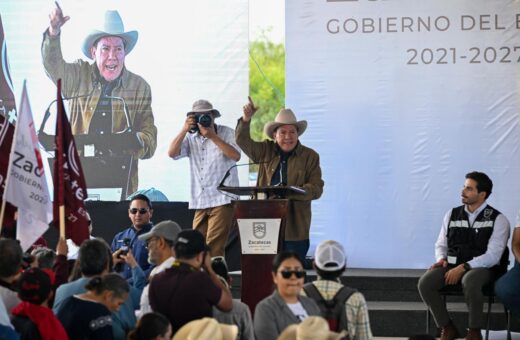 David Monreal durante el Foro Bienestar para Todas y Todos en Fresnillo