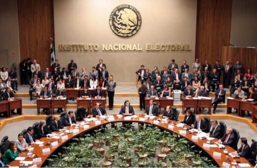 Edificio del Instituto Nacional Electoral (INE) en la Ciudad de México