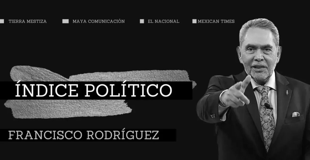 Portada de la columna Índice Político de Francisco Rodríguez